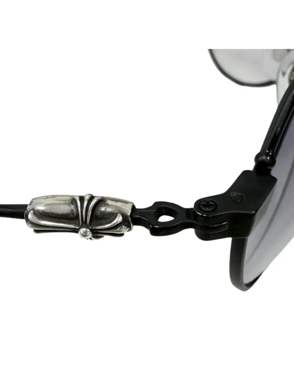 Chrome Hearts Kuf Fannaw II Cross Two Bridge Teardrop Sunglasses 66 Eyewear